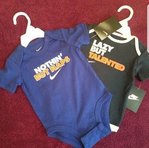 NWT Nike Bundle Onesies 6-9 months